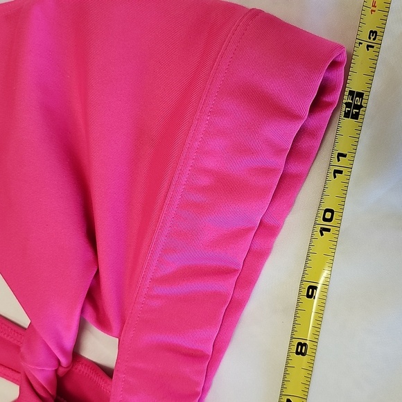 VS PINK SPORT Hot Pink Sports Bra Lightly Lined Large Barbiecore - Picture 8 of 9